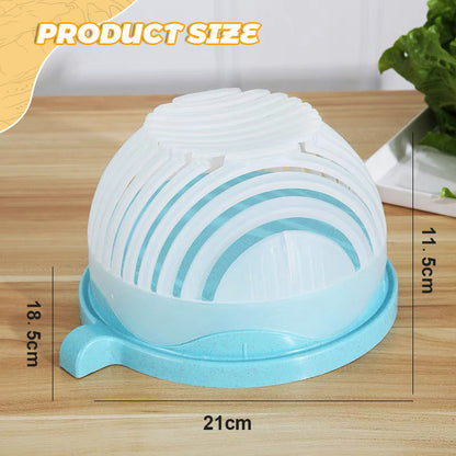 Salladsskärarskål-🛒 Gör salladsberedningen till ett nöje!