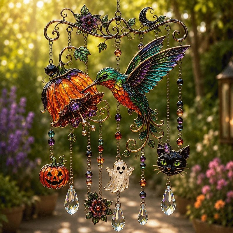 ✨🎃Cast Rainbow Light with Gothic Halloween Wind Chimes!