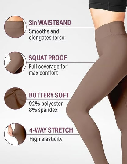 🎁 Sista dagen 49 % rabatt 🔥 Högmidjade, magkontrollerande, formande träningslegging