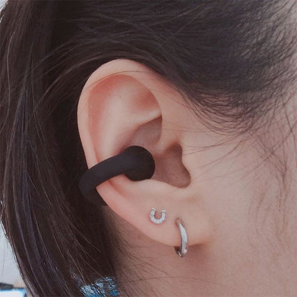 Bluetooth-headset med öronklämma och benledning