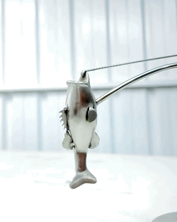 🎣Fiskaren Som Balanserar Skulpturen
