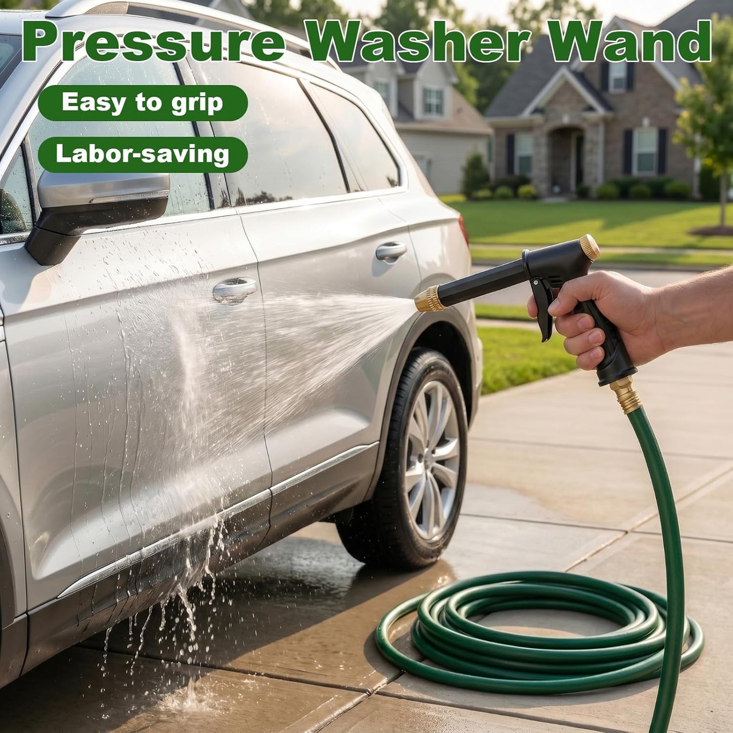 💦✨ High-Pressure Water Jet Gun – 2 Modes, Ergonomic, Leak-Proof 🧼