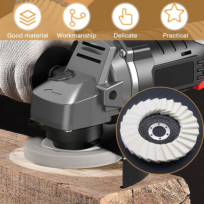 🔥Wool Felt Flap Discs Polishing Wheel