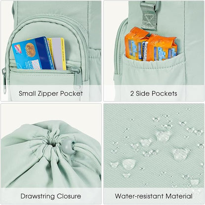 ✨Durable and waterproof💦Bottle holder sling bag with mobile phone pocket – cross-body bag