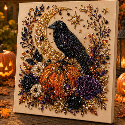 👻✨ Halloween Pearl Art DIY Kit – Turn Tiny Pearls into Spooky-Cute Magic