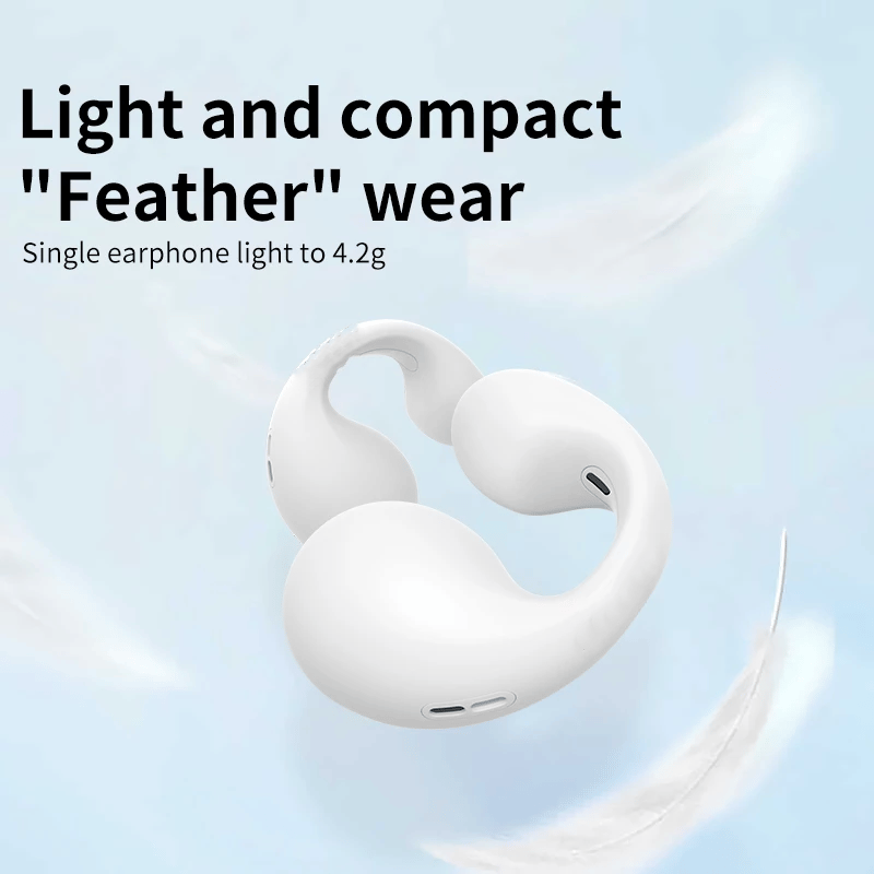 Bluetooth-headset med öronklämma och benledning