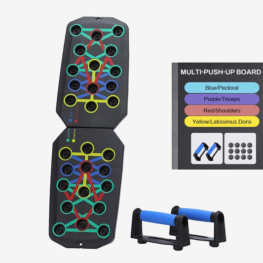 Multifunktionell armhävningsbräda träningsbräda