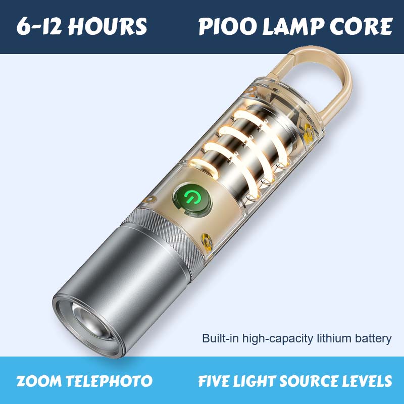 Multifunktionell Ficklampa För Utomhusbruk