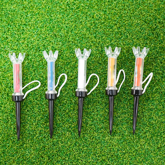 Färgglada magnetiska golfspikar