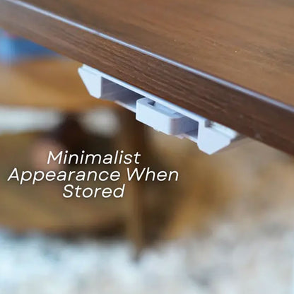 Vikbar mugghållare för skrivbordet