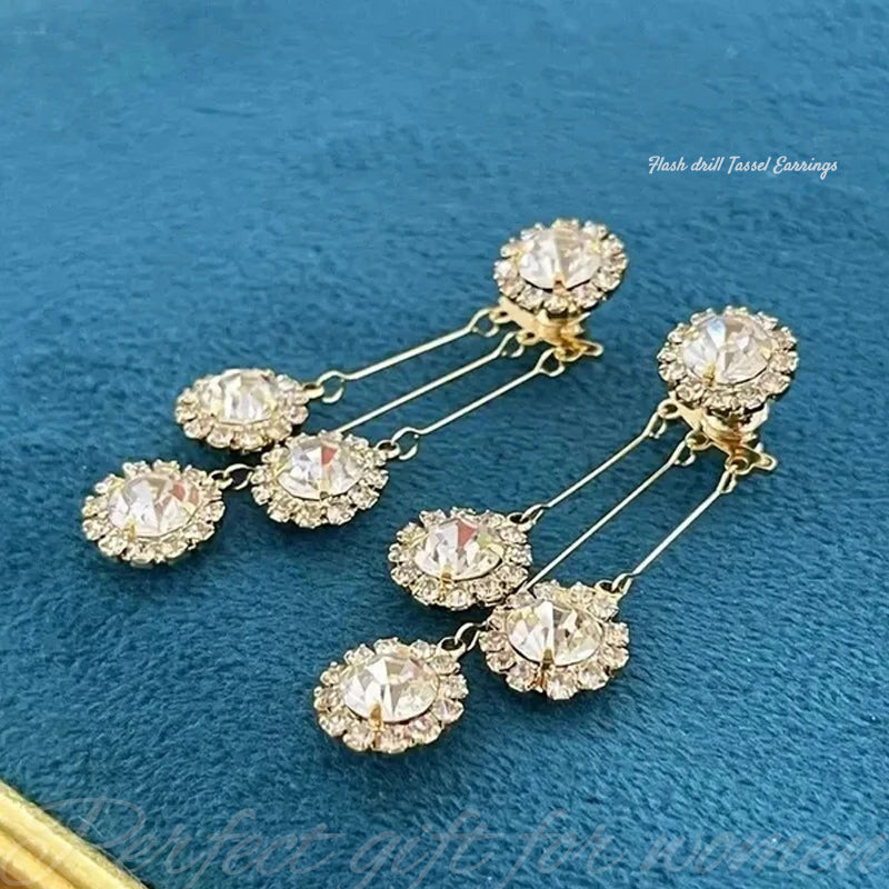 Örhängen med runda kronblad🎁de bästa gåvorna till dina nära och kära💕