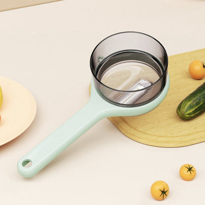 Schäler mit Eimerspeicher/Peeler with bucket storage