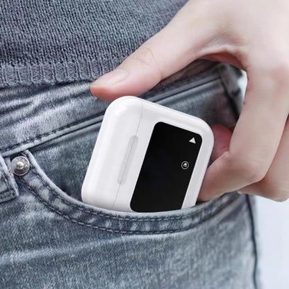 In-ear Bluetooth-hörlurar med skärmdisplay