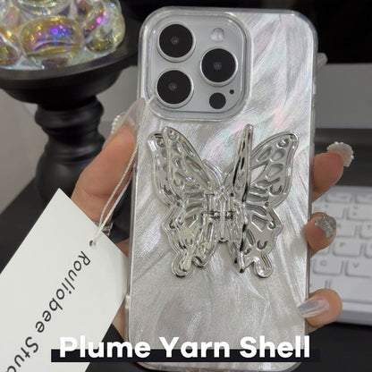 Shining Butterfly Holder Telefonfodral