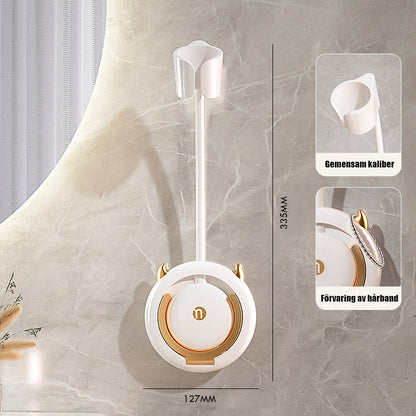 Handsfree-hårtorkhållare för lata människor