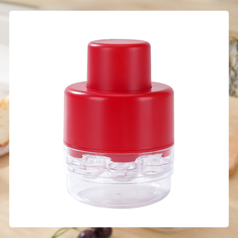 7-håls körsbärsplockare av presstyp