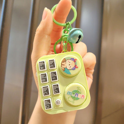 DJ-nyckelring med minidjur Barnleksak