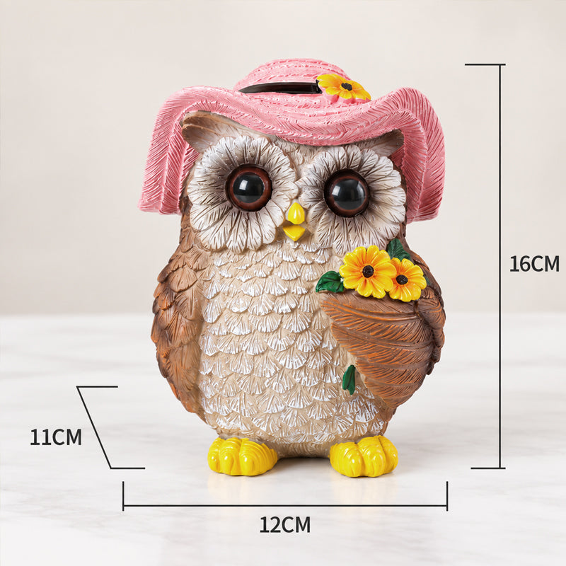 Creative Owl Figurine for Home, Garden & Tabletop Décor