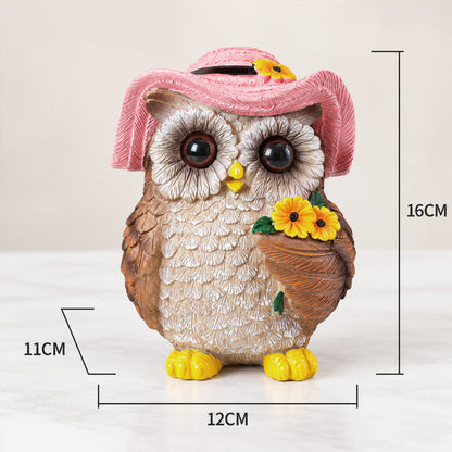 Creative Owl Figurine for Home, Garden & Tabletop Décor