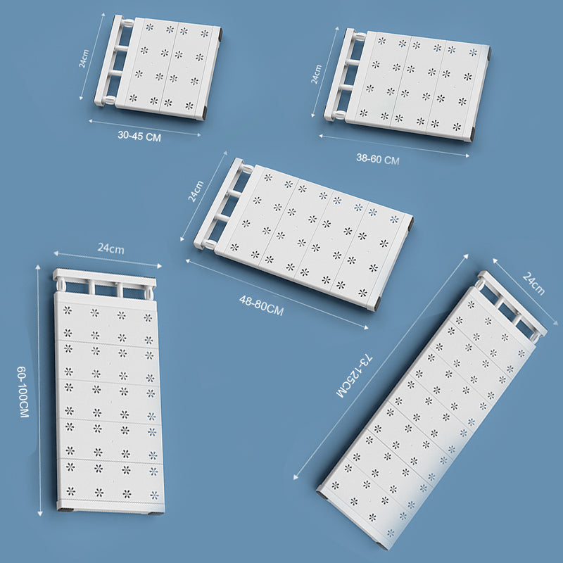 Skruvfri Utdragbar Förvaringshylla