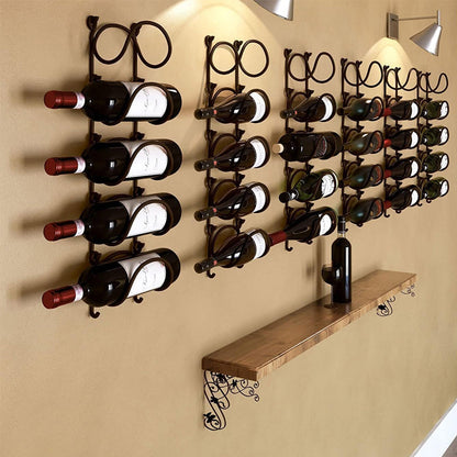 🍹Väggmonterat multifunktionellt vinställ 🍷