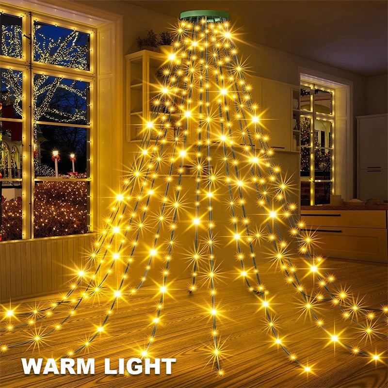 🎄 LED Ring Five-pointed Star Christmas Tree Light 🎄