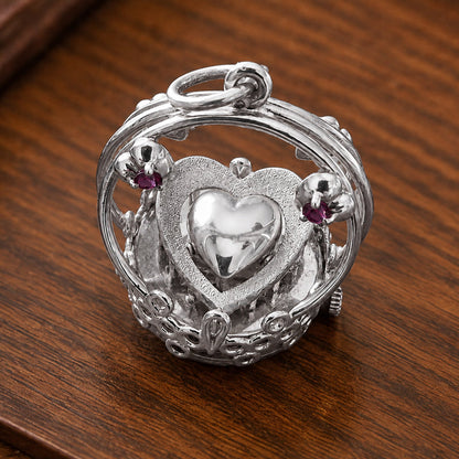 💛Heartbeat Mechanical Pendant – Heart Design × Mechanical Aesthetic✨