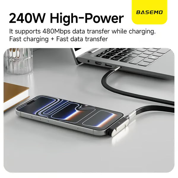 The Ultimate 240W Power-Stand Hybrid Adapter ⚡: The All-in-One Solution for Fast Charging and Display
