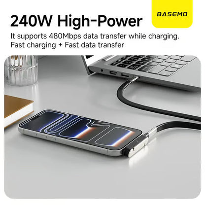 The Ultimate 240W Power-Stand Hybrid Adapter ⚡: The All-in-One Solution for Fast Charging and Display