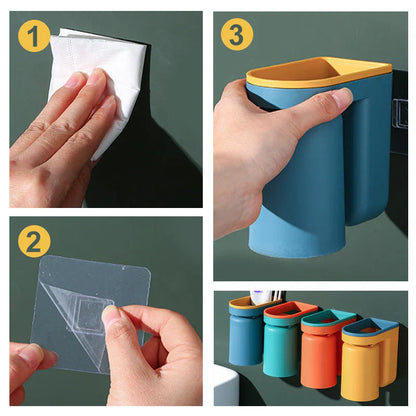 Tandborsthållare att fästa på