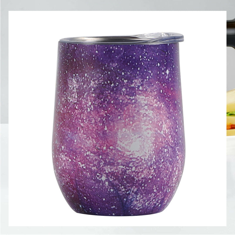 Creative Eggshell Cup - 12oz Stainless Steel Wine Cup