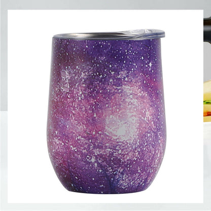 Creative Eggshell Cup - 12oz Stainless Steel Wine Cup