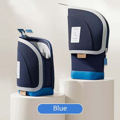 📚 Justerbart, infällbart pennfodral med stor kapacitet - ett drag och en omedelbar uppgradering! 🎨✨