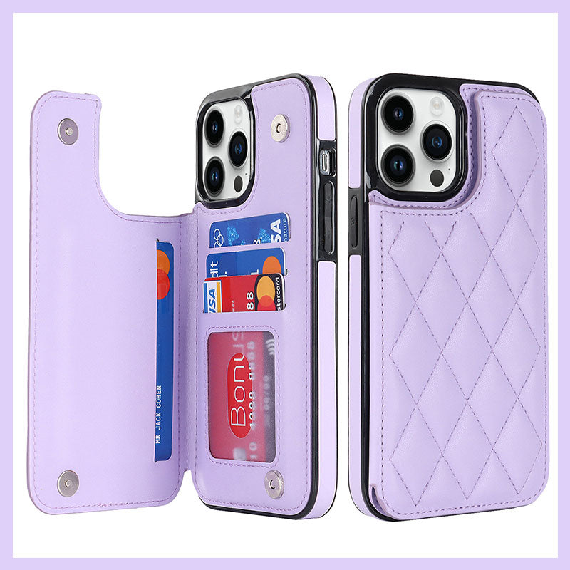 Mobiltelefonfodral Med Kortplats I Läder