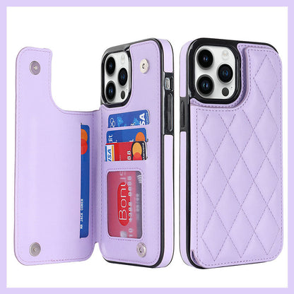 Mobiltelefonfodral Med Kortplats I Läder