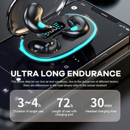 Digital Display Mini Noise Cancelling Bluetooth-hörlurar