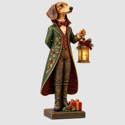 🎄Christmas Sausage Dog Lantern Ornament