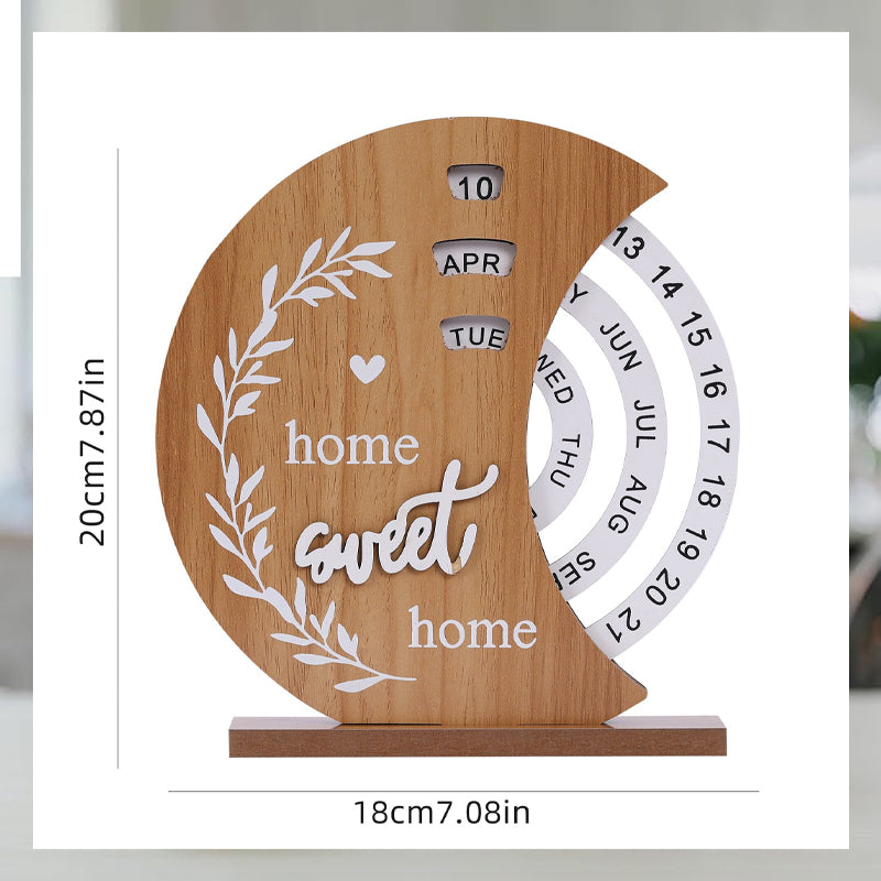 Kreativ kalender av trä