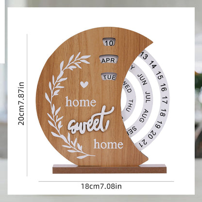 Kreativ kalender av trä