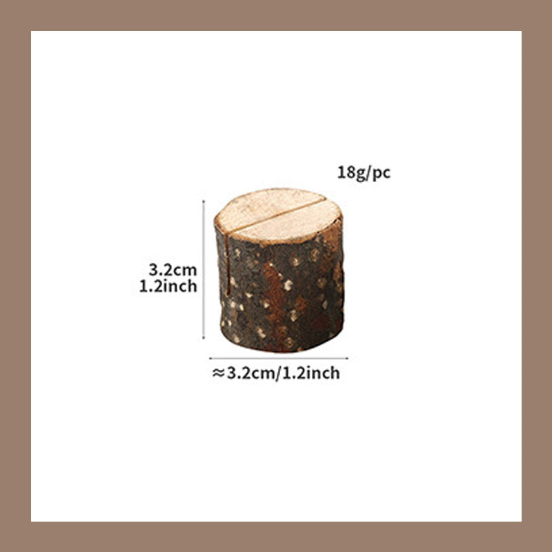 Fotobashållare För Trästubb