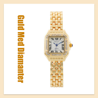 Dammode Quartz Square Diamond Watch