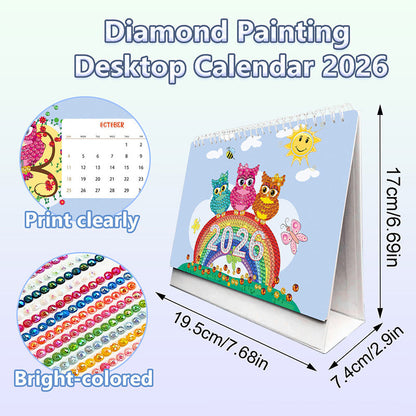 Gör-det-själv-tecknad Diamantmålningskalender 🎨