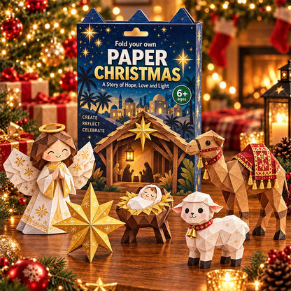 🎁Christmas Paper Craft Kit – Fold & Create Your Own Holiday Decorations