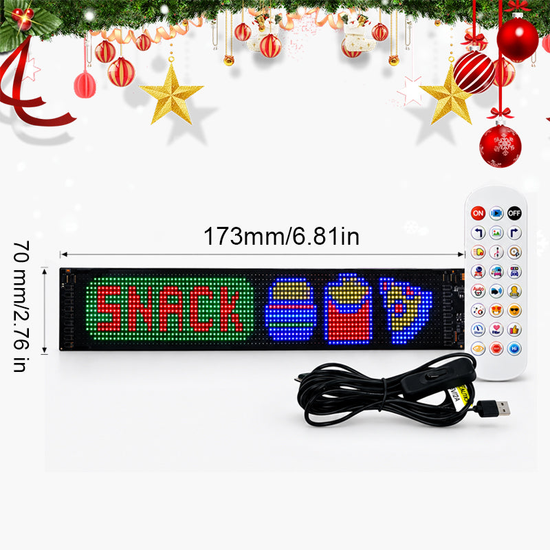 🌀Smart App-Controlled Christmas LED Pixel Display