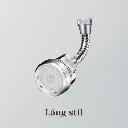 Kökskran förlängningsmunstycke med stänkskydd