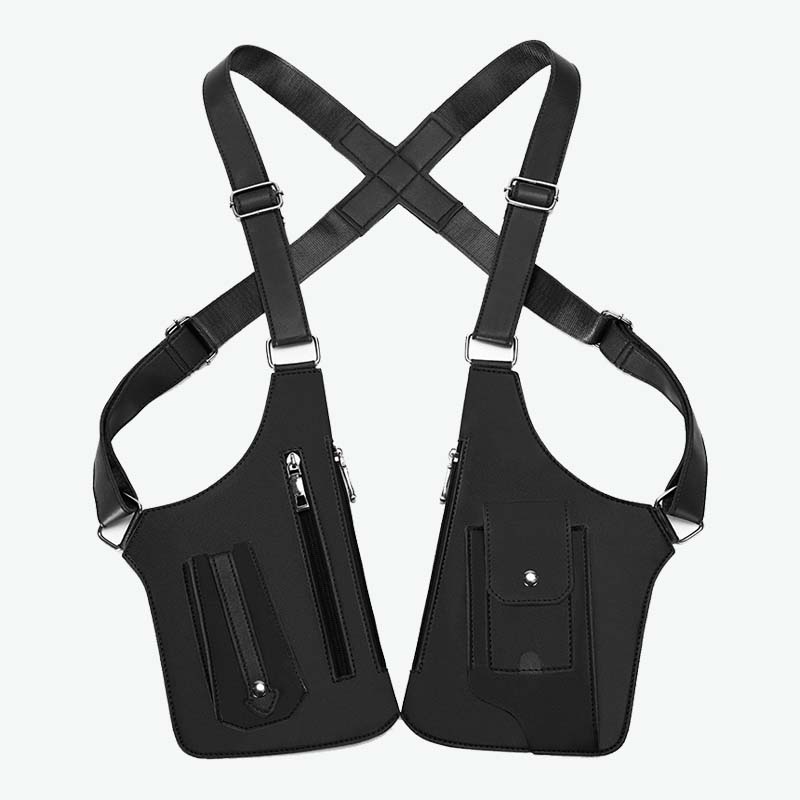 Retro ryggsäck med axelremsväska