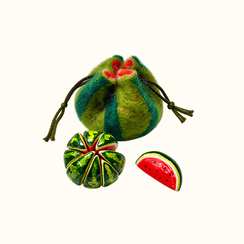 🍊Fruit-Shaped Felt Squeeze Toy | Portable Tactile Stress-Relief Toy