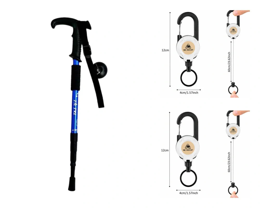 ⛰️Adjustable Aluminum Alloy Trekking Pole