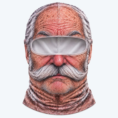 😂Funny Realistic Face Ski Mask – Hilarious Winter Party Gear for Outdoor Groups