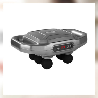 Sex/fyra huvuden integrerad multifunktionell massageapparat Fascia Gun 💪